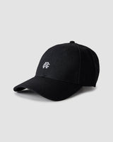 Reigning Champ Monogram 6 Panel Cap in Black