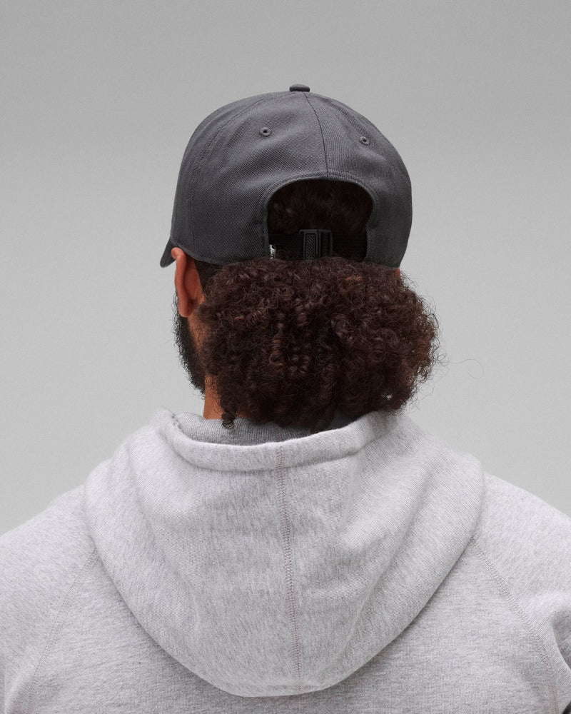 Reigning Champ Monogram 6 Panel Cap in Carbon