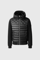 FLETCHER Mixed-Media Down Hooded Jacket