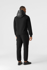 FLETCHER Mixed-Media Down Hooded Jacket