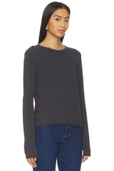 FREE PEOPLE x We The Free Nova Tee Long Sleeve In Peacoat