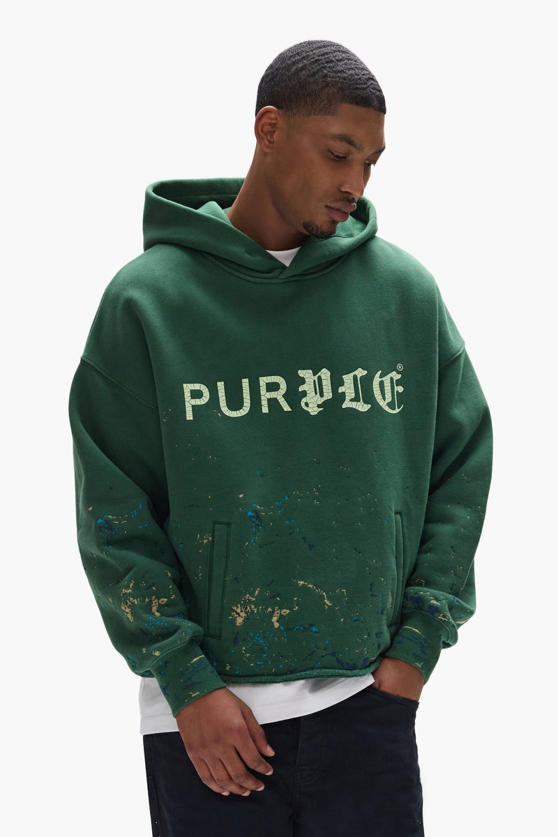 Purple Half & Half Hoodie