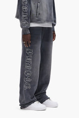 Purple Gothic Outline Sweatpant