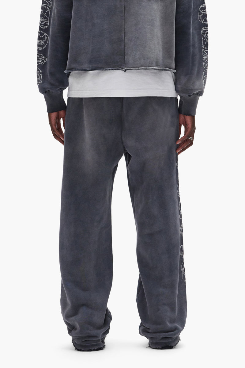 Purple Gothic Outline Sweatpant