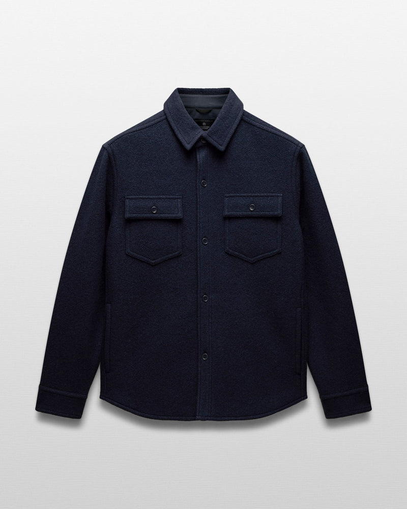 Reigning Champ Boiled Wool Warden Overshirt
