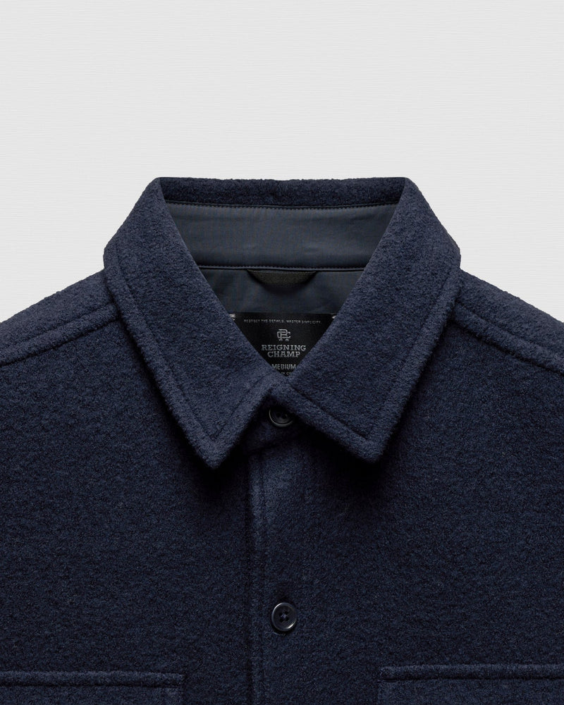 Reigning Champ Boiled Wool Warden Overshirt
