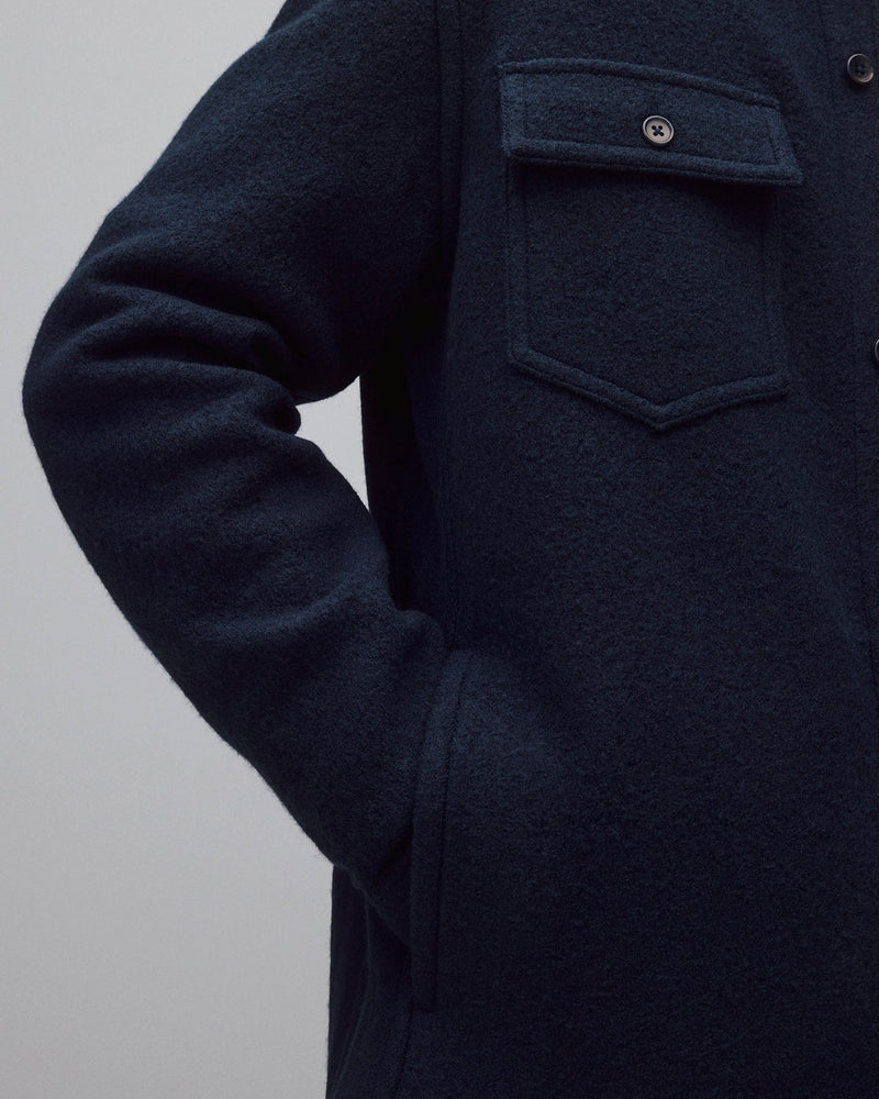 Reigning Champ Boiled Wool Warden Overshirt