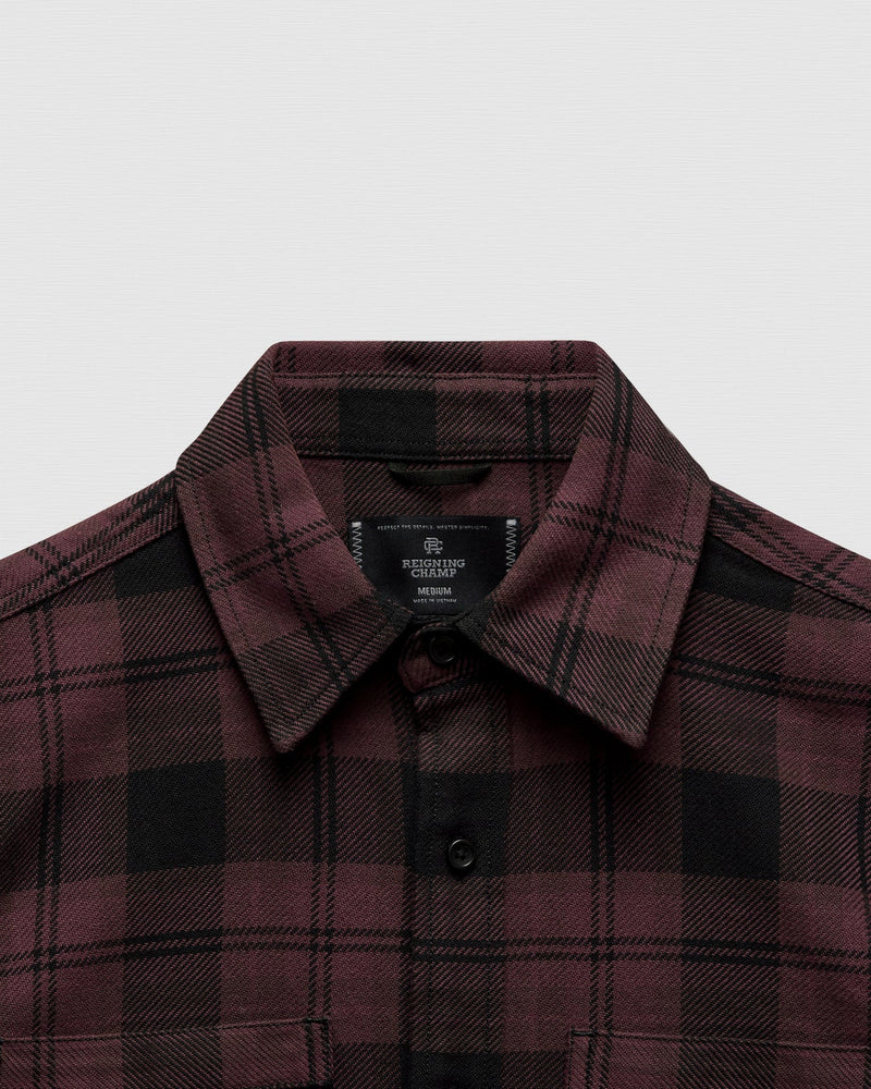 Reigning Champ Cotton Plaid Union Standard Shirt