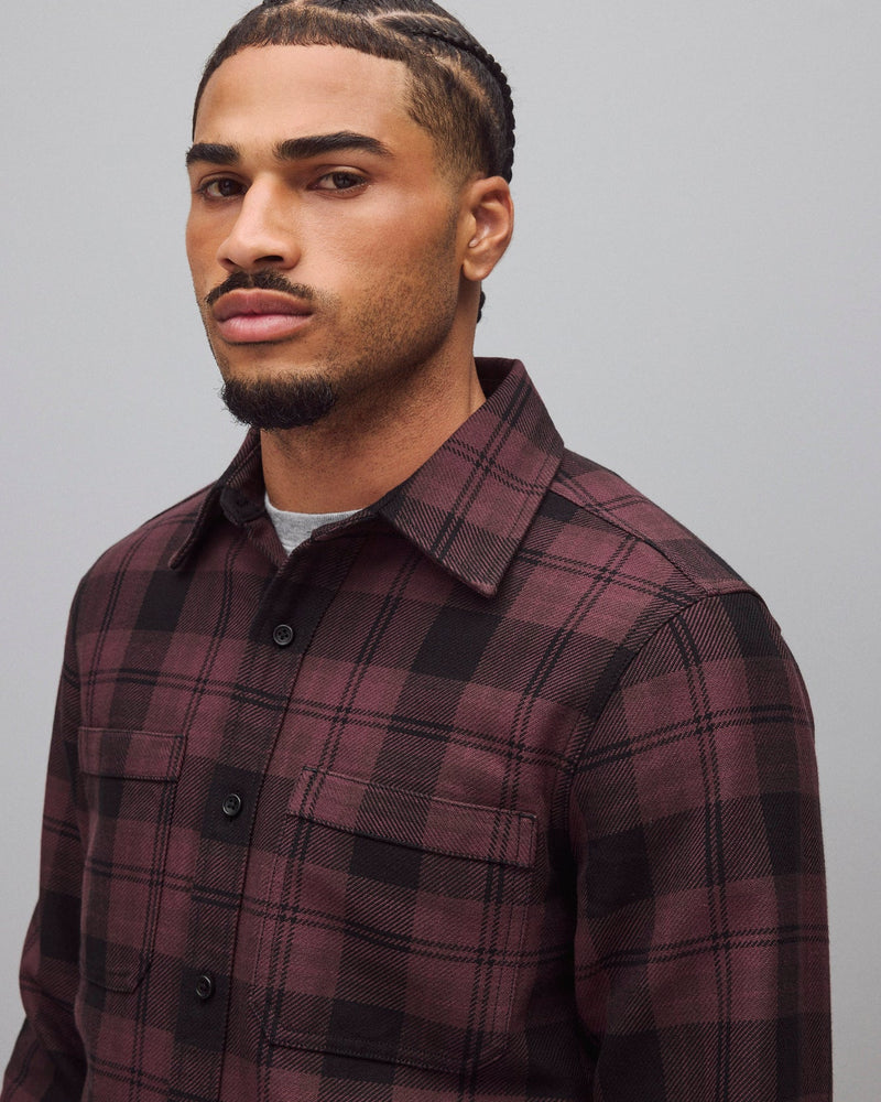 Reigning Champ Cotton Plaid Union Standard Shirt