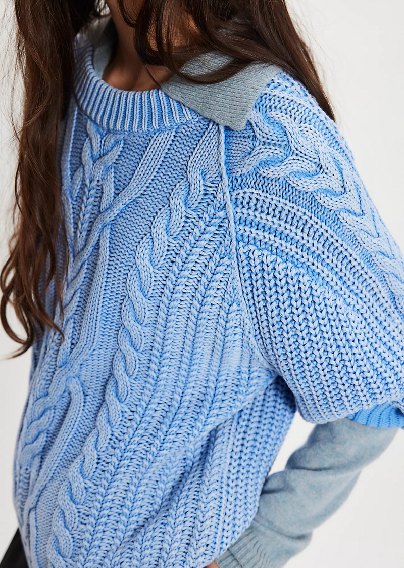 Free People Frankie Cable Sweater