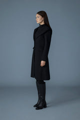Mackage GLORIA Handmade Wool Blend Coat with Removable Bib