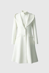 Mackage GLORIA Handmade Wool Blend Coat with Removable Bib