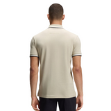 Boss Paddy Active Polo Shirt with Contrast Stripes