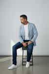 Emanuel Berg - Washed Cotton and Silk Blend Blazer 2-Button D-Constructed Jacket