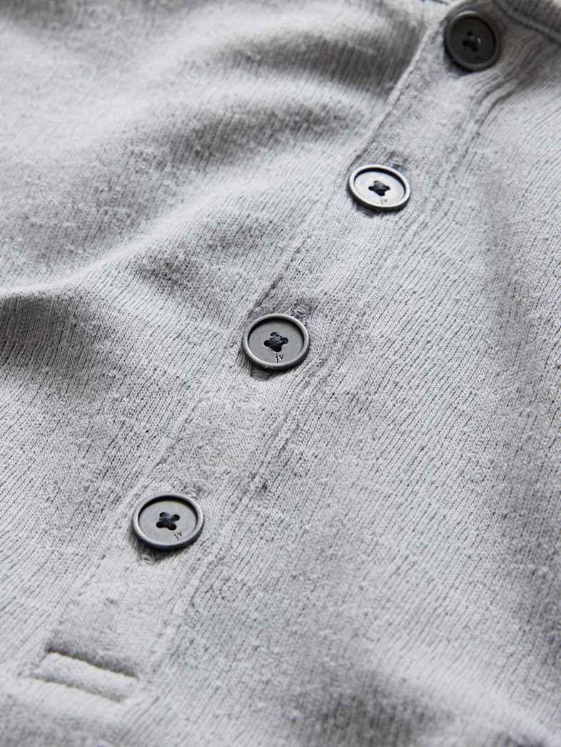 John Varvatos Walden Henley in Broken Stitch