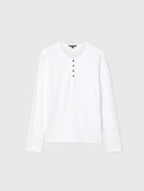 John Varvatos Walden Henley in Broken Stitch