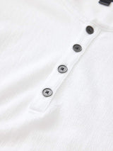John Varvatos Walden Henley in Broken Stitch