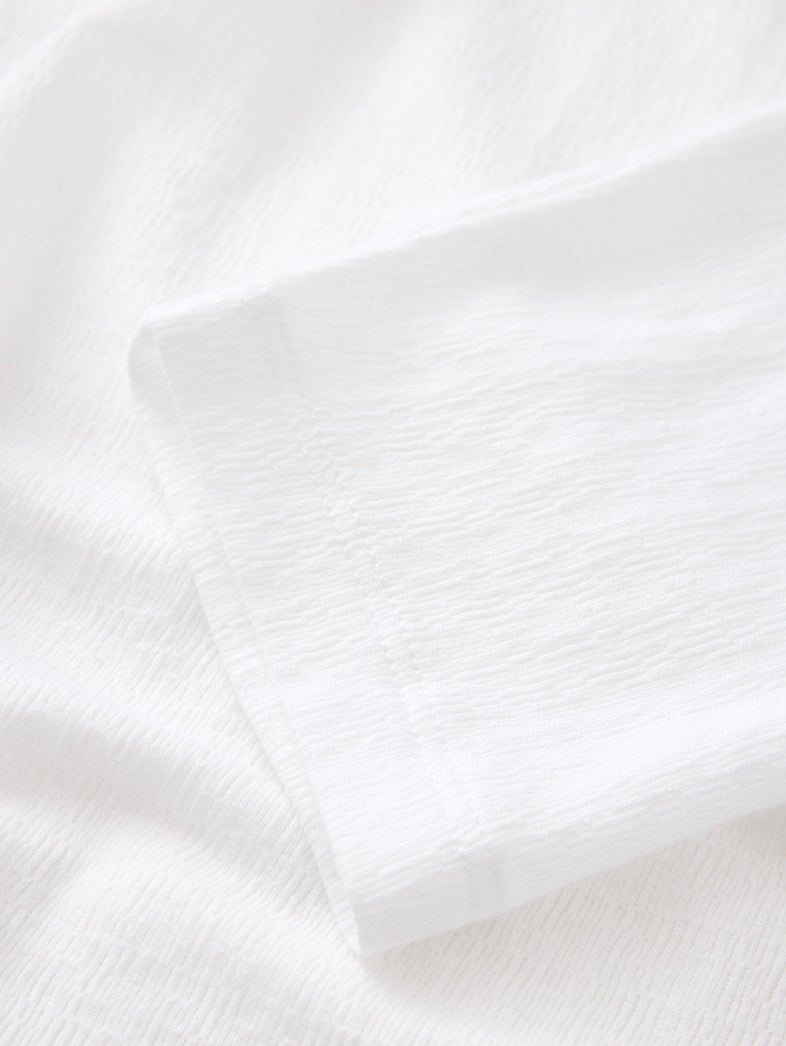 John Varvatos Walden Henley in Broken Stitch