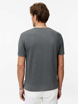 John Varvatos Devine Crew in Broken Stitch and Reverse Wash