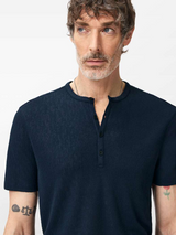 John Varvatos EGON Textured SS HENLEY