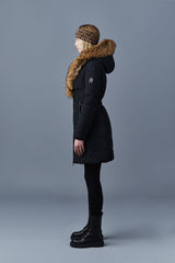 Mackage Kay Down Coat with Natural Fur Signature Mackage Collar