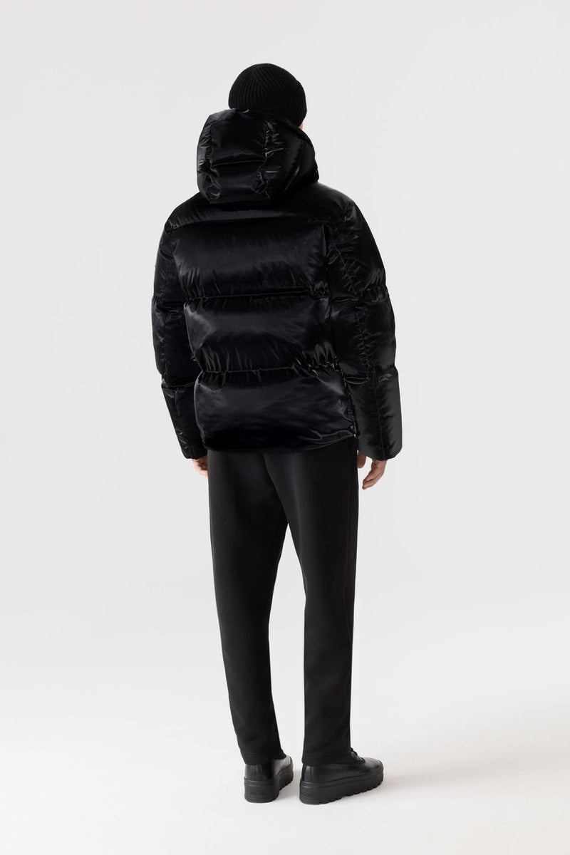 MACKAGE KENT-GLO High-Gloss Hooded Down Jacket