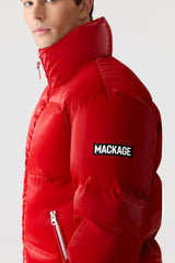 MACKAGE KENT-GLO High-Gloss Hooded Down Jacket