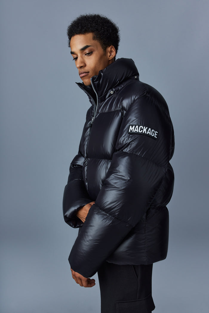 Mackage Kent Lustrous Down Jacket with Hood