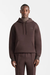 KOLTON-ZZ Double-Face Jersey Logo Hoodie