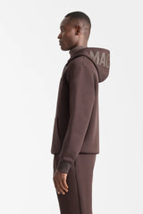 KOLTON-ZZ Double-Face Jersey Logo Hoodie
