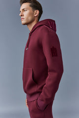 Mackage Krys Garnet Unisex Hoodie with Velvet Embroidery