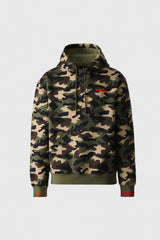 Mackage KRYSTIAN-CAMO Double-Face Jersey Hoodie with Camo Print
