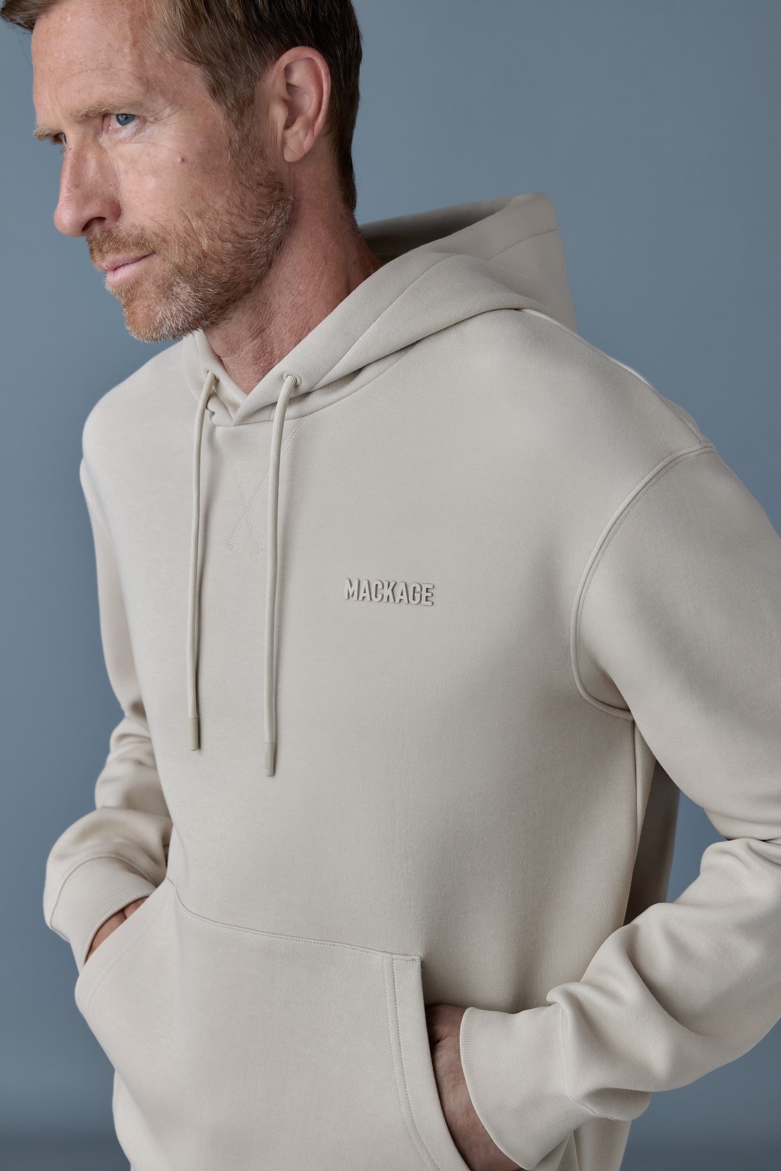 Mackage Krystian Double-Face Jersey Hoodie- Trench – Faded Soul