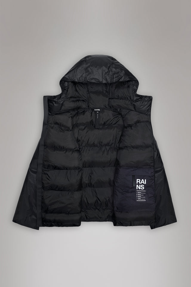 Rains Unisex Kevo Puffer Jacket in Black