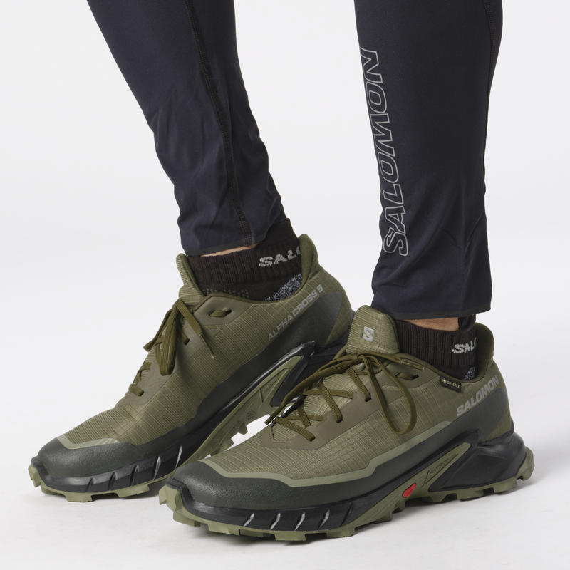 Salomon Men's Alphacross 5 Gore Tex in Olive night