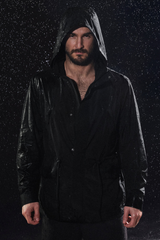 LIONEL Medium-Length Rain Jacket