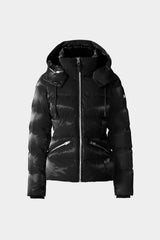 MADALYN-GLO High-Gloss Down Jacket With Removable Hood