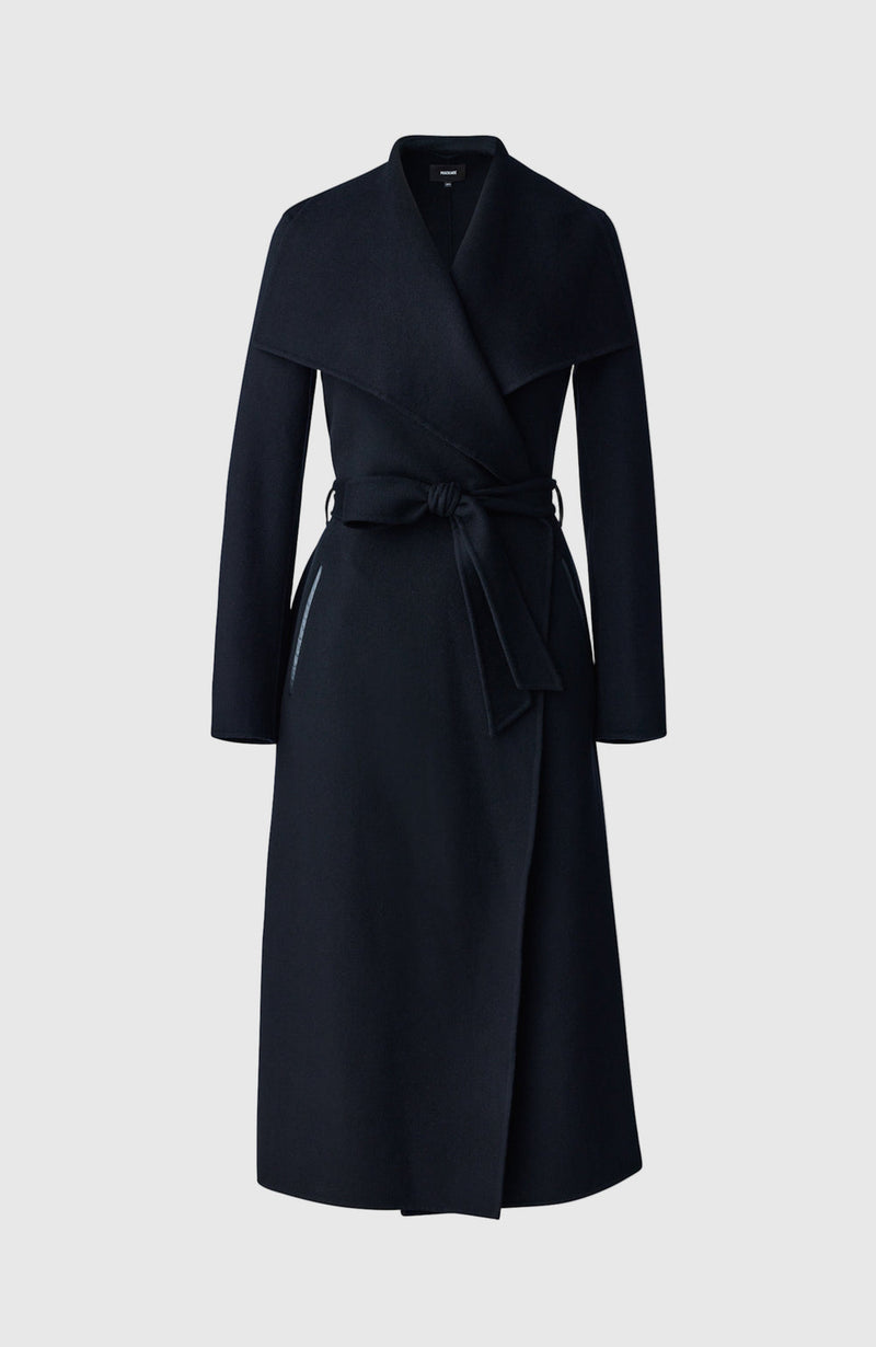 Mackage MAI-CN Double-face wool wrap coat