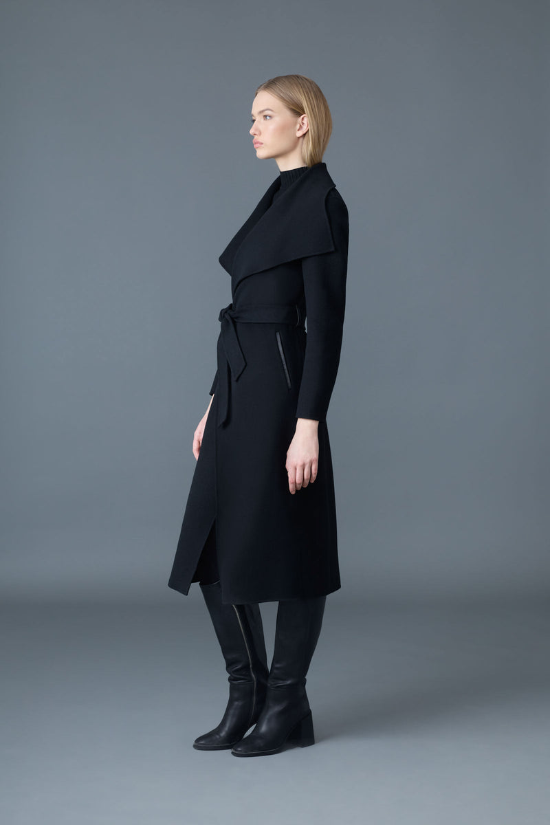 Mackage MAI-CN Double-face wool wrap coat
