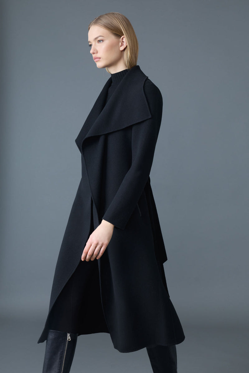 Mackage MAI-CN Double-face wool wrap coat
