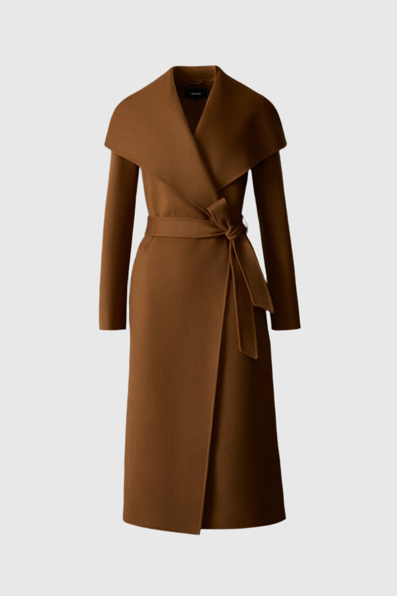 Mackage MAI-CN Double-face wool wrap coat
