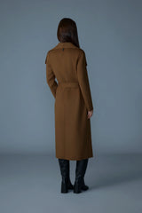MAI Double-face wool wrap coat