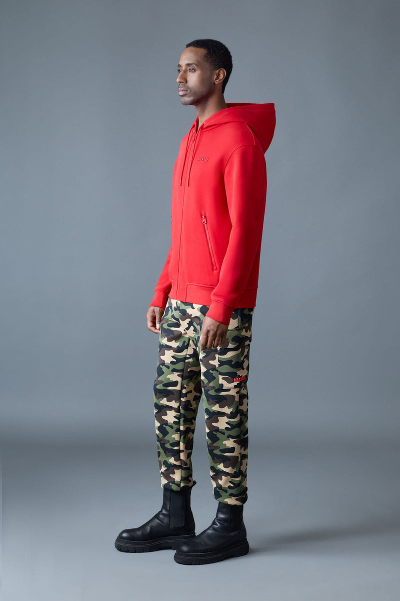 Mackage MARVIN-CAMO Mixed-Media Camo Sweatpants