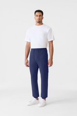 MARVIN-R Double face jersey cargo sweatpants