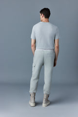Mackage Marvin Light Grey Melange Unisex Double Face Jersey Sweatpants