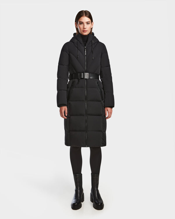 RUDSAK DALSA WOMEN'S LONG QUILTED DOWN PUFFER