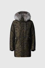 MACKAGE MORITZ-JC Fur-Lined Camo Down Parka