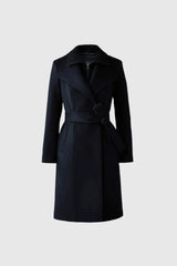 NORITA-ZZ 2-in-1 double face wool coat