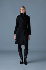 NORITA-ZZ 2-in-1 double face wool coat