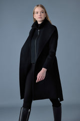 Mackage NORITA 2-in-1 double face wool coat with sash